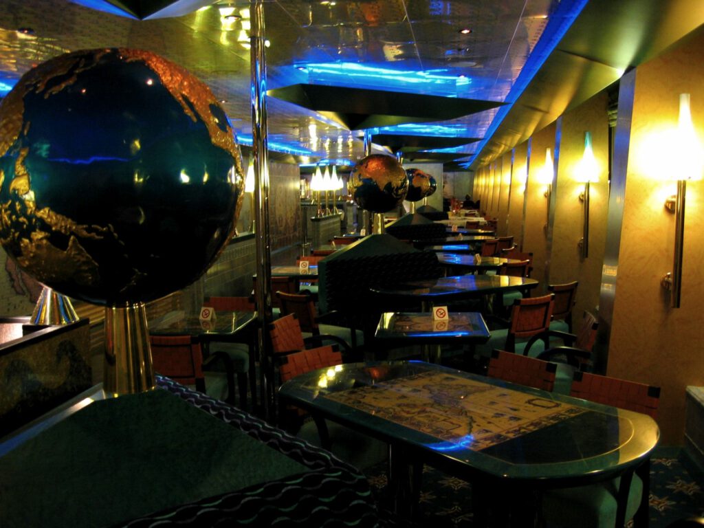 Cruise Ship - Costa Fortuna - Buffet Restaurant at Night