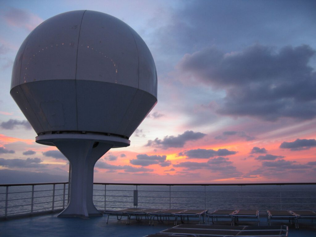 Cruise Ship - Costa Fortuna - Sunset