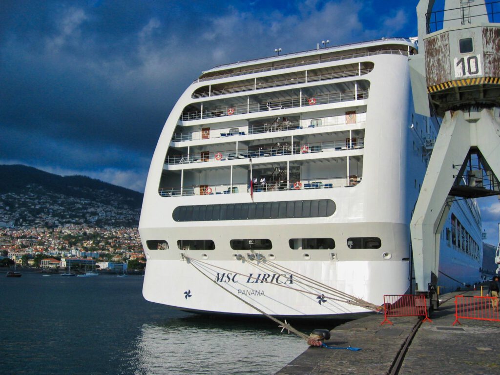 Cruise Ship - MSC Lirica - Madeira - Funchal