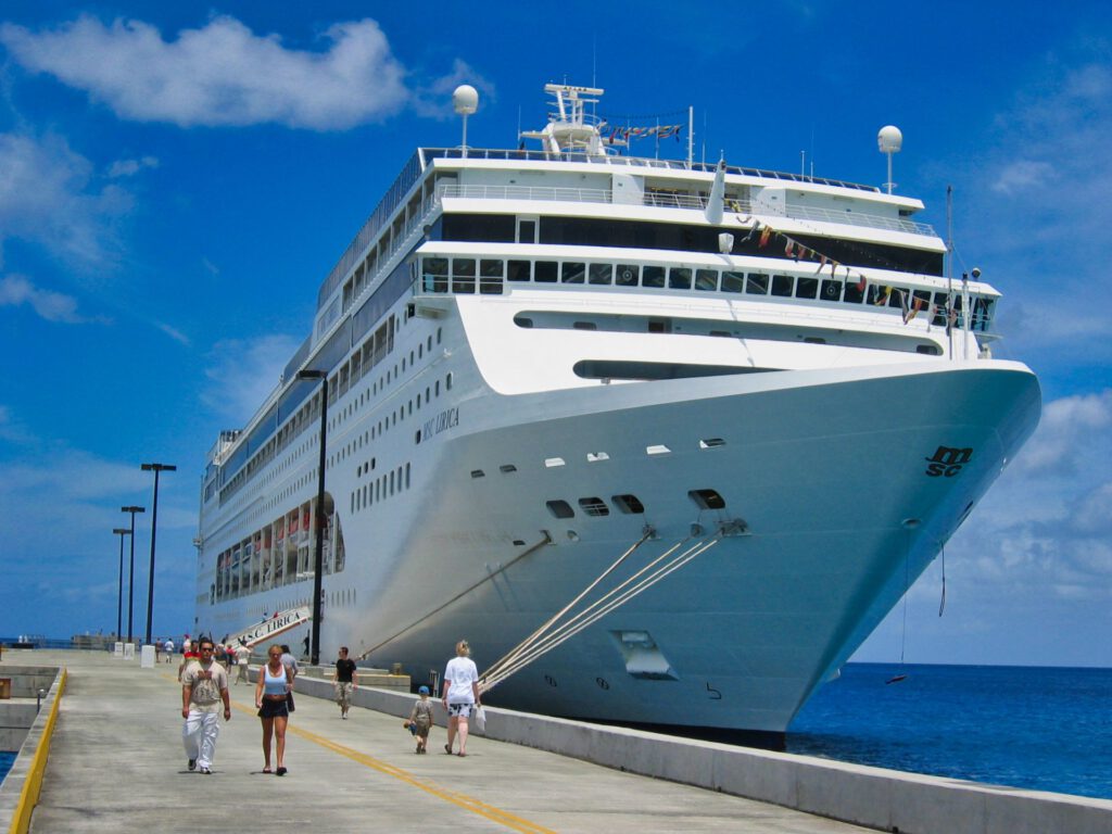 Cruise Ship - MSC Lirica - St. Croix