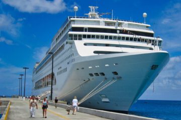 Cruise Ship - MSC Lirica - St. Croix