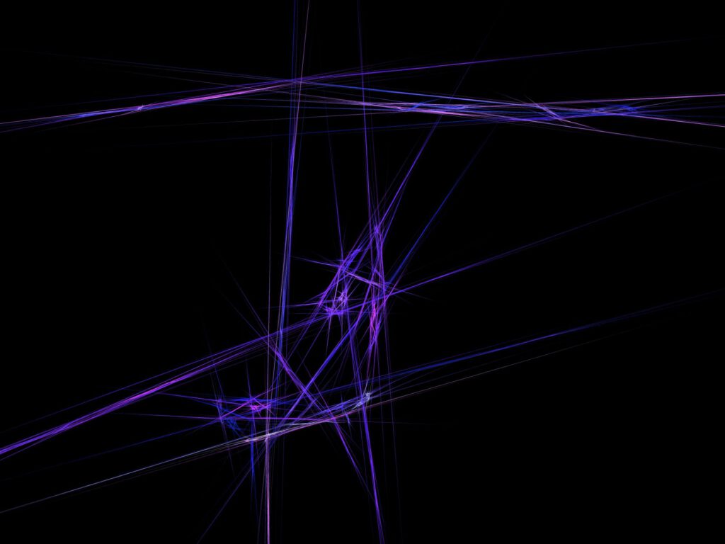 Digital Art - Abstract Rays - Purple