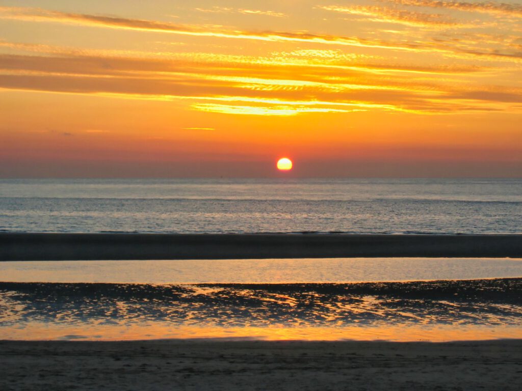 Europe - Netherlands - Oostkapelle - North Sea Sunset