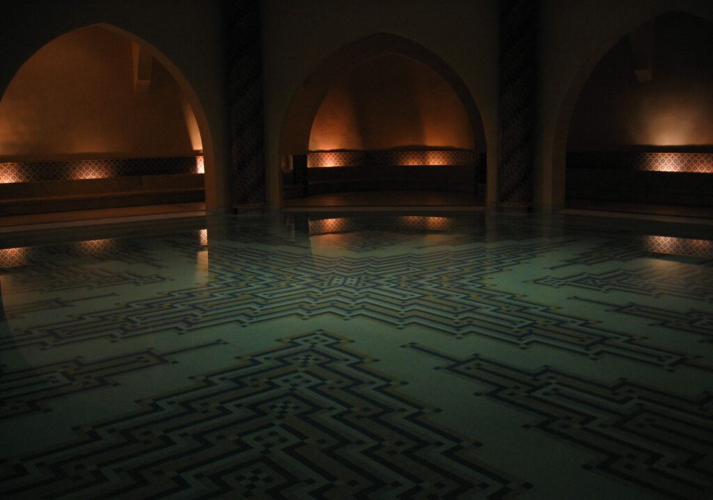 Morocco - Casablanca - Mosque Hassan II - Pool